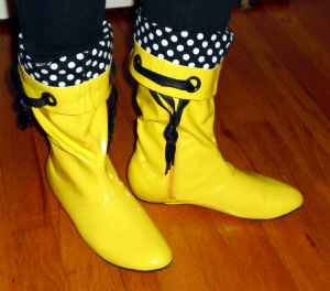 Gelbe Boots / Gummistiefel Gelbe Boots / Gummistiefel